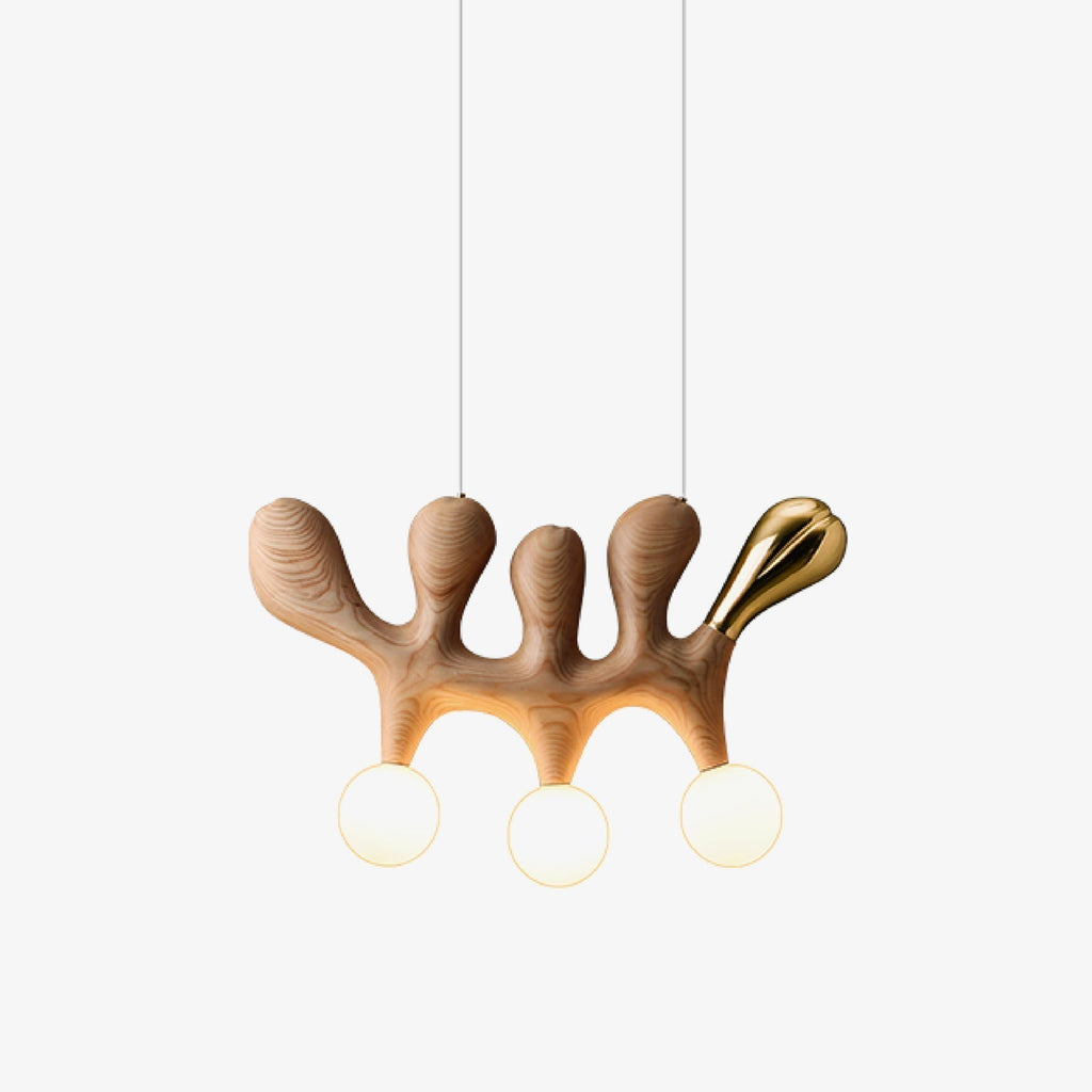 Sprout Suspension Contemporaine en Bois - Neutralighting