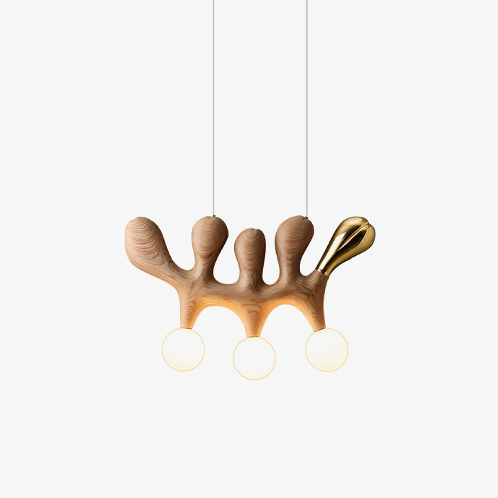Sprout Suspension Contemporaine en Bois - Neutralighting