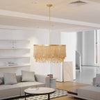 Odette Lustre en Bois et Perles de Noix de Coco - Neutralighting