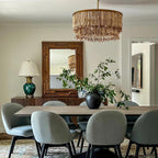 Odette Lustre en Bois et Perles de Noix de Coco - Neutralighting