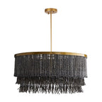 Odette Lustre en Bois et Perles de Noix de Coco - Neutralighting