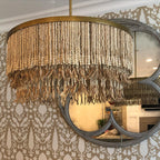 Odette Lustre en Bois et Perles de Noix de Coco - Neutralighting