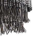Odette Lustre en Bois et Perles de Noix de Coco - Neutralighting