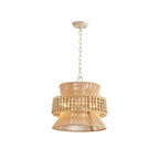 Kvennuvyi Lampe à Suspension En Métal Brun Naturel Antigua - Neutralighting
