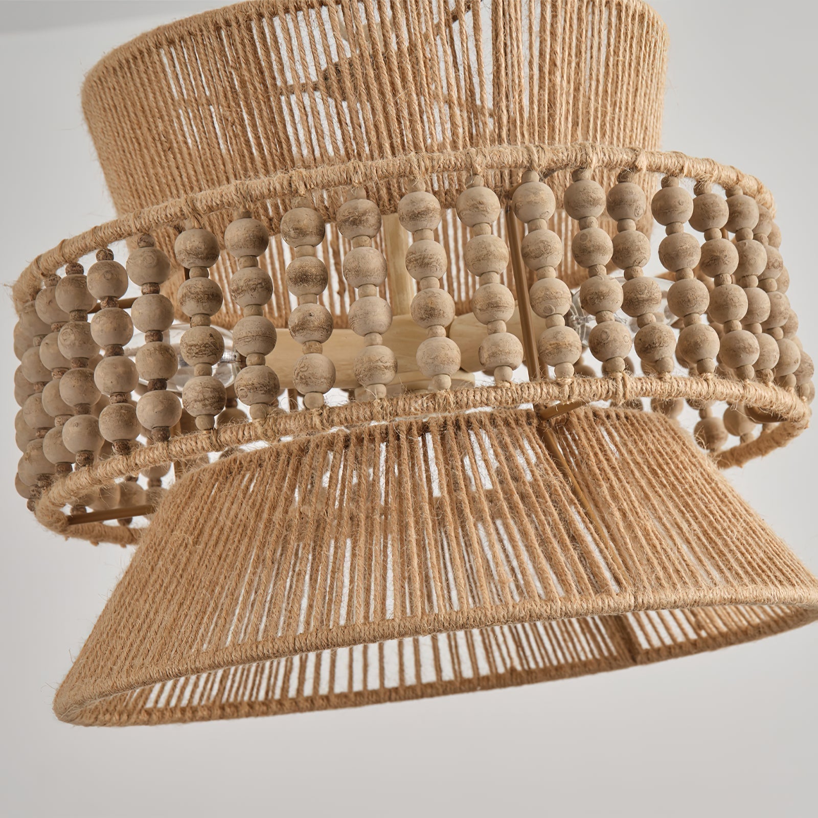 Kvennuvyi Lampe à Suspension En Métal Brun Naturel Antigua - Neutralighting