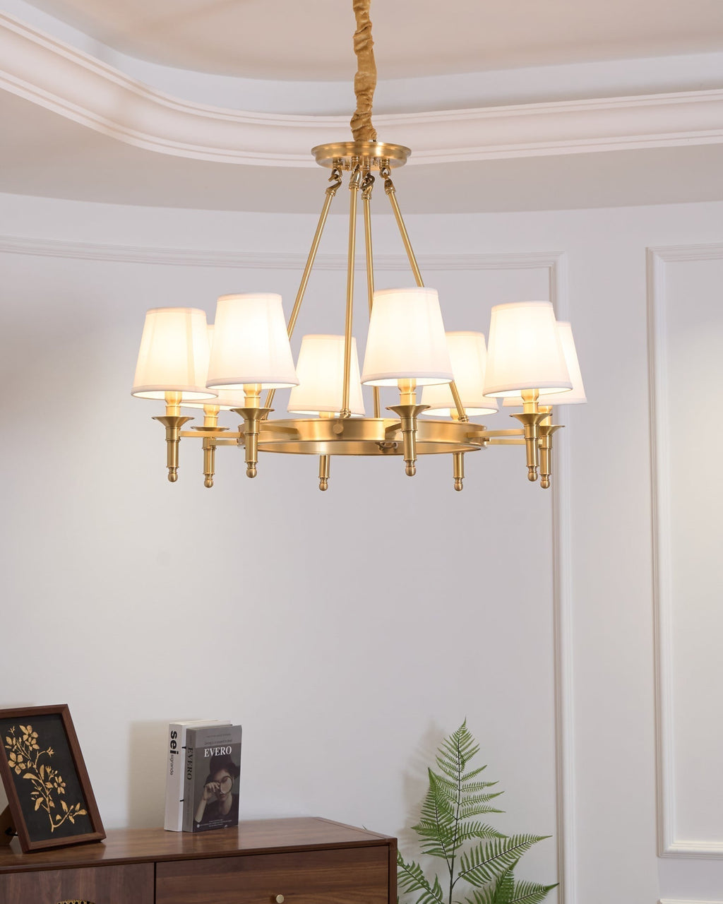 Lustra Chandelier Laiton Lin Moderne - Neutralighting