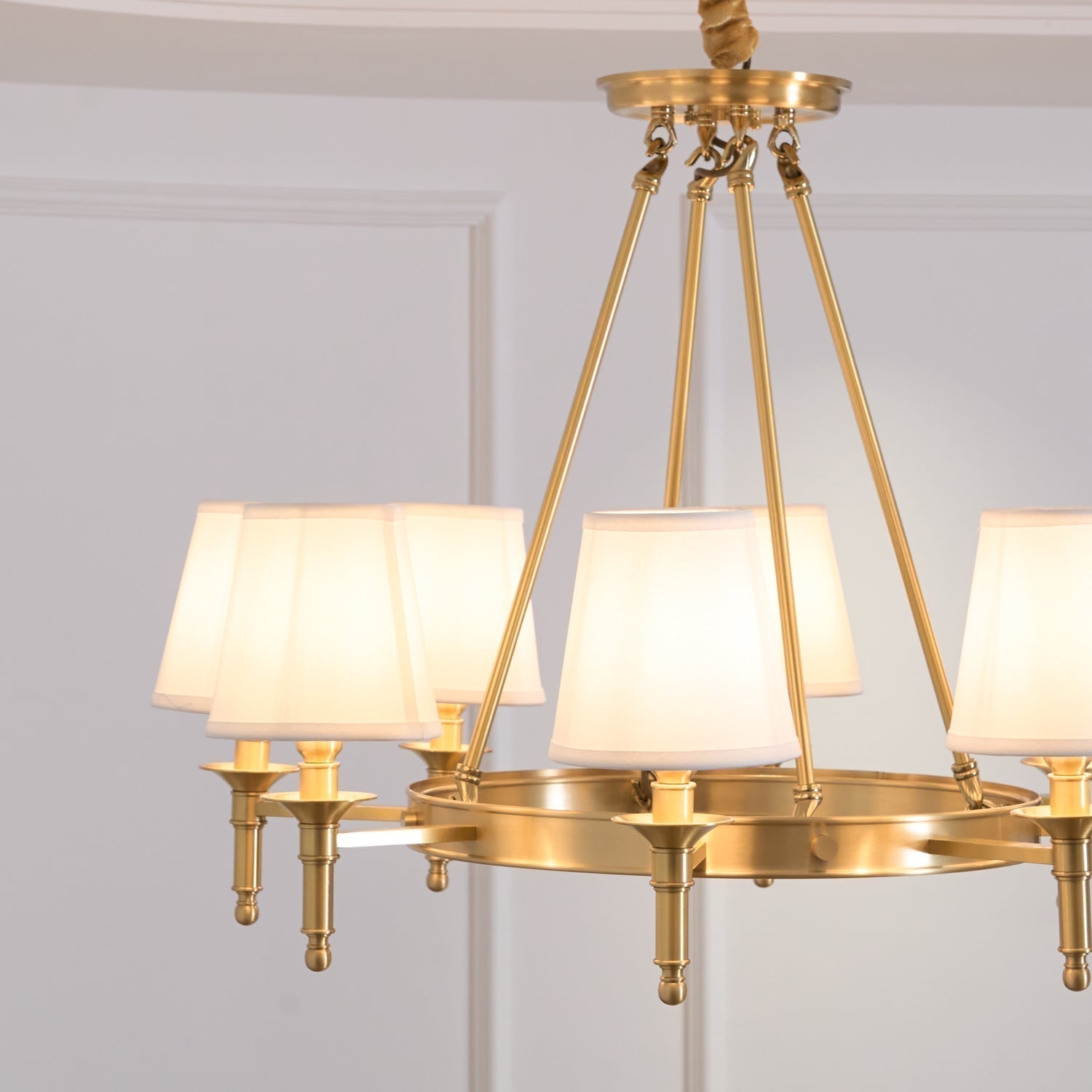 Lustra Chandelier Laiton Lin Moderne - Neutralighting