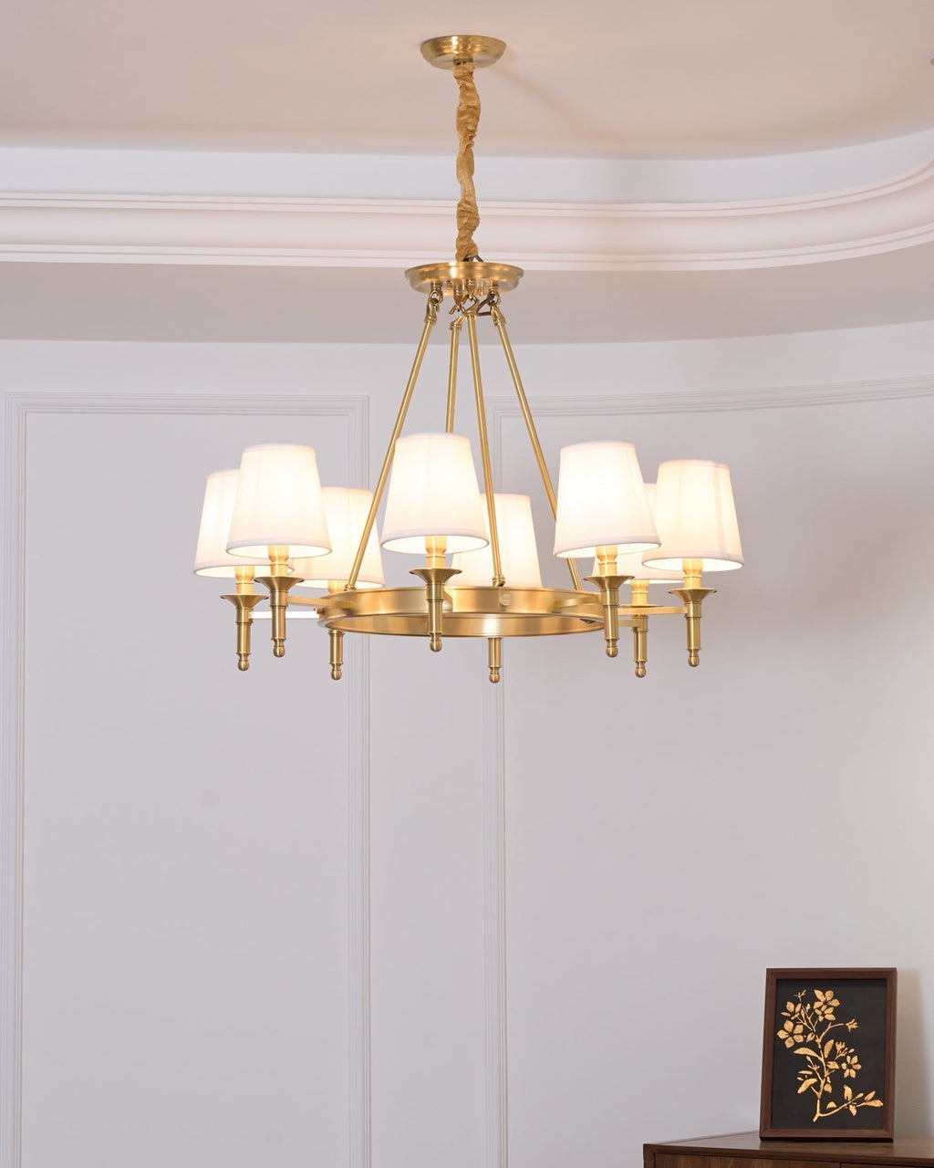 Lustra Chandelier Laiton Lin Moderne - Neutralighting
