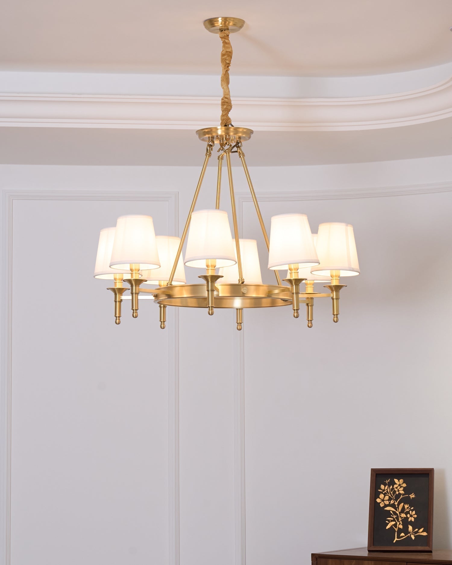Lustra Chandelier Laiton Lin Moderne - Neutralighting