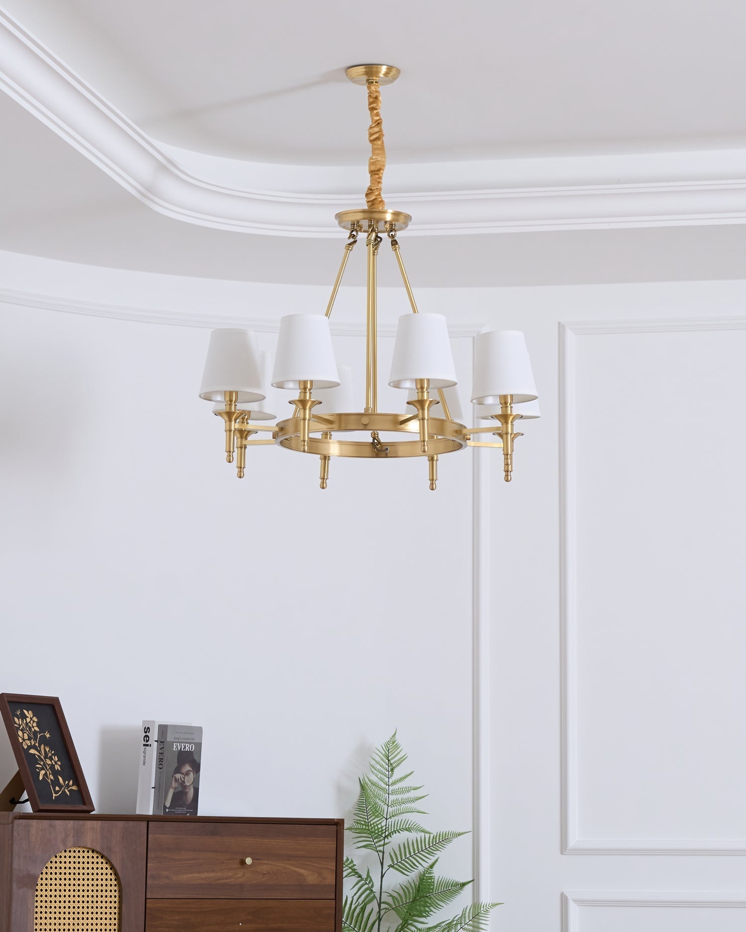 Lustra Chandelier Laiton Lin Moderne - Neutralighting