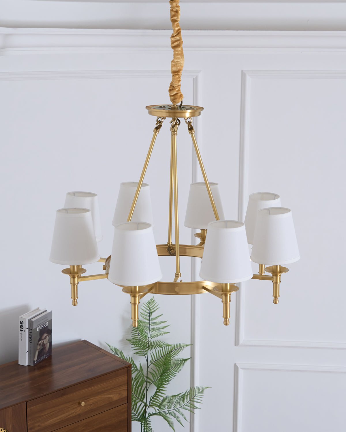 Lustra Chandelier Laiton Lin Moderne - Neutralighting