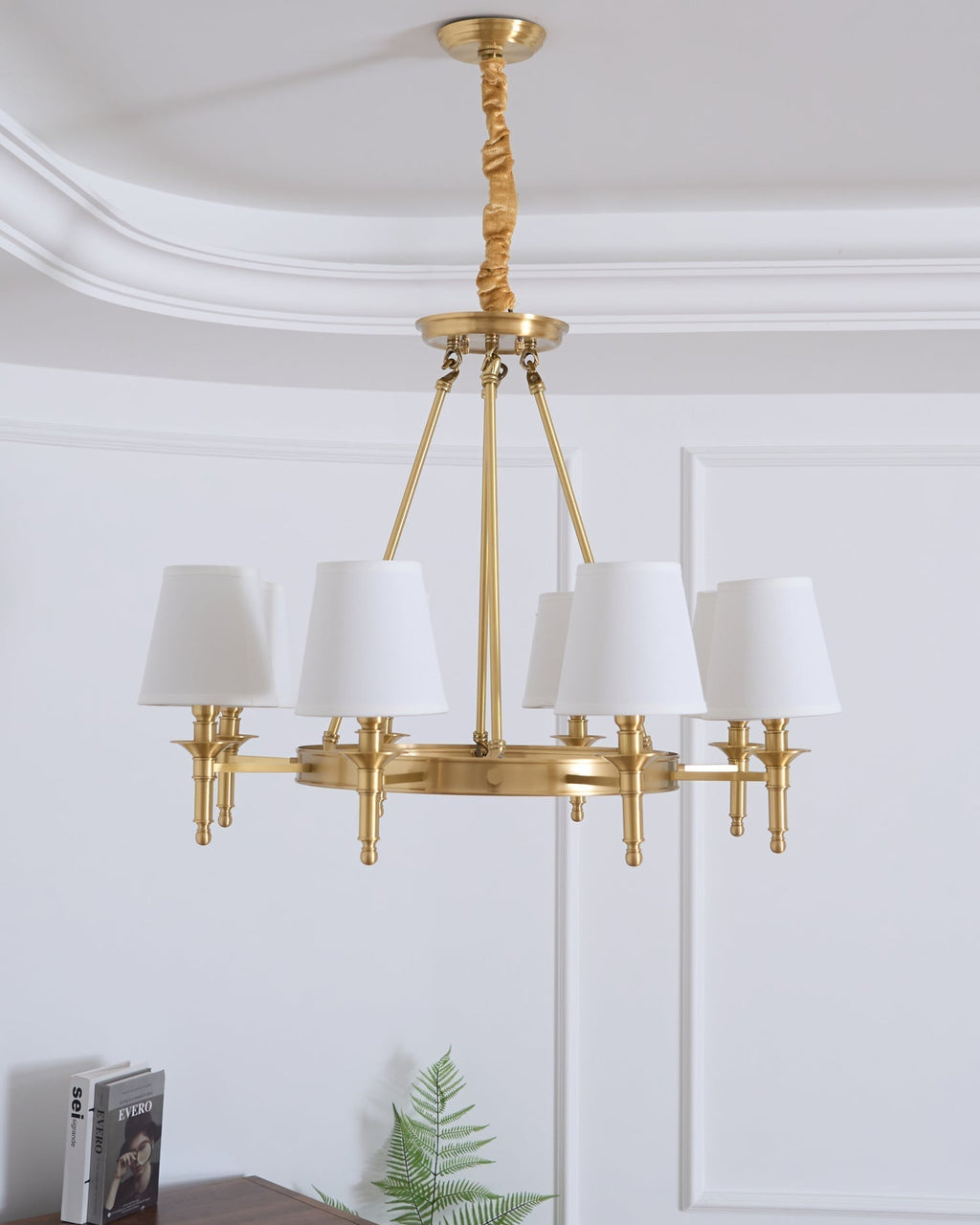 Lustra Chandelier Laiton Lin Moderne - Neutralighting