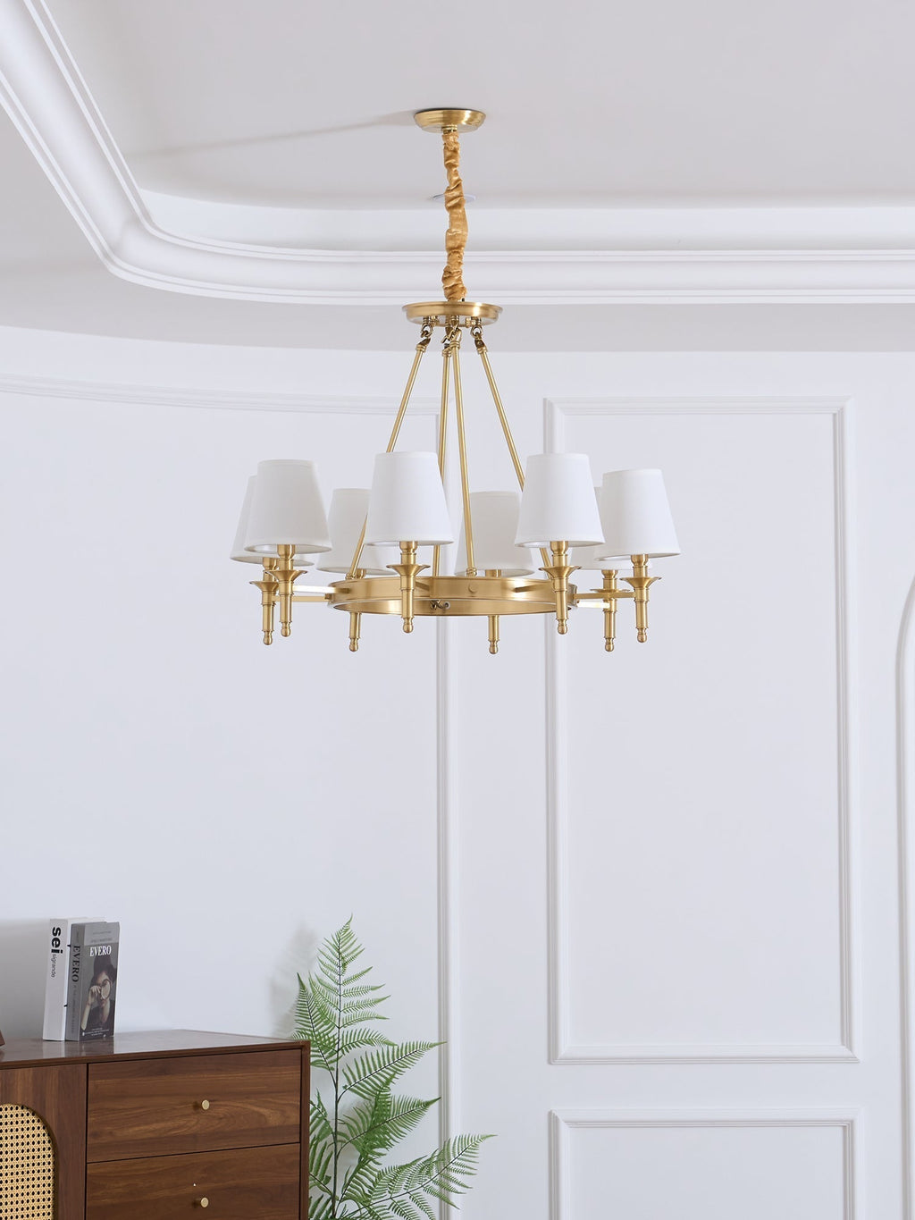 Lustra Chandelier Laiton Lin Moderne - Neutralighting