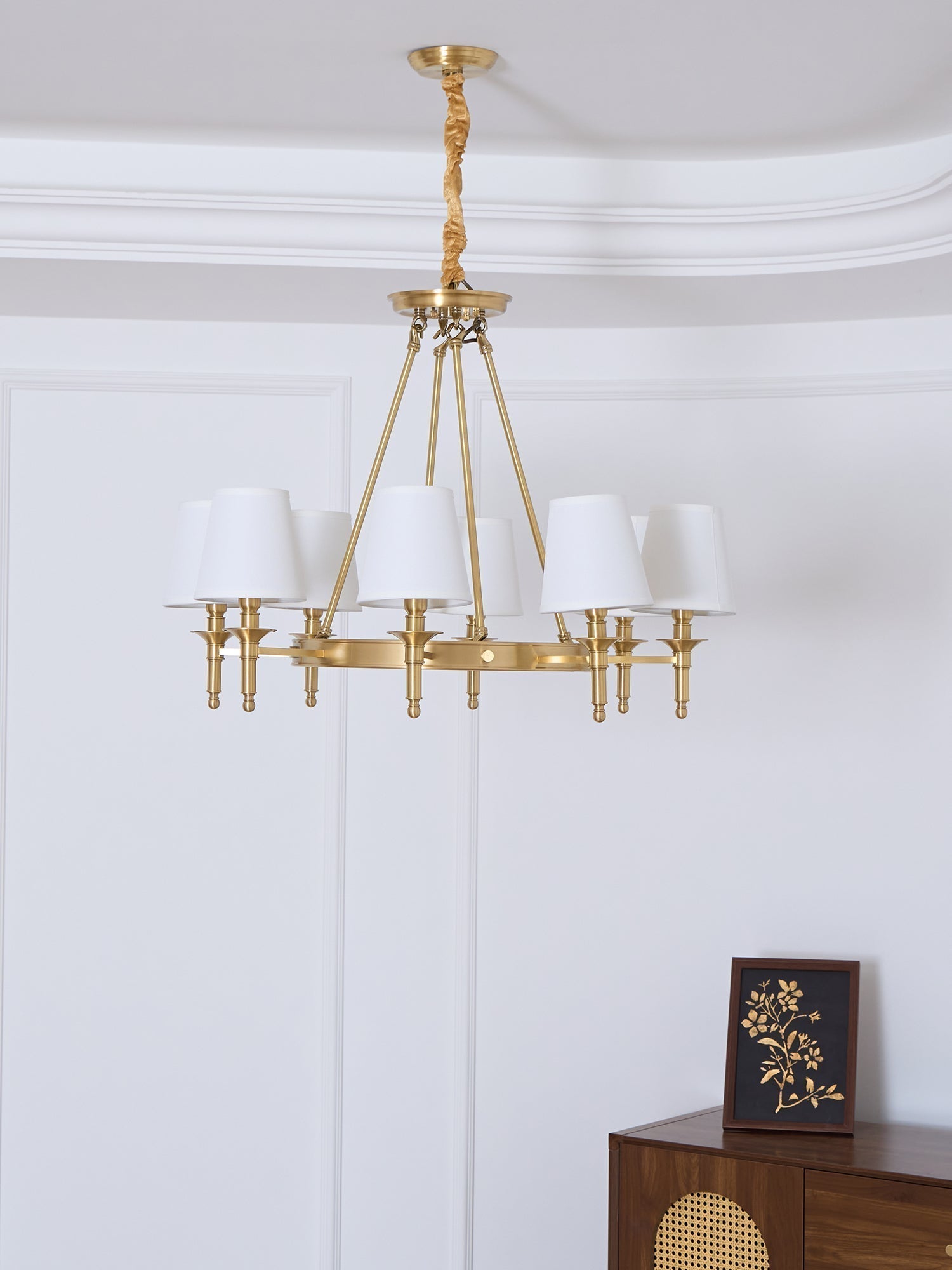 Lustra Chandelier Laiton Lin Moderne - Neutralighting