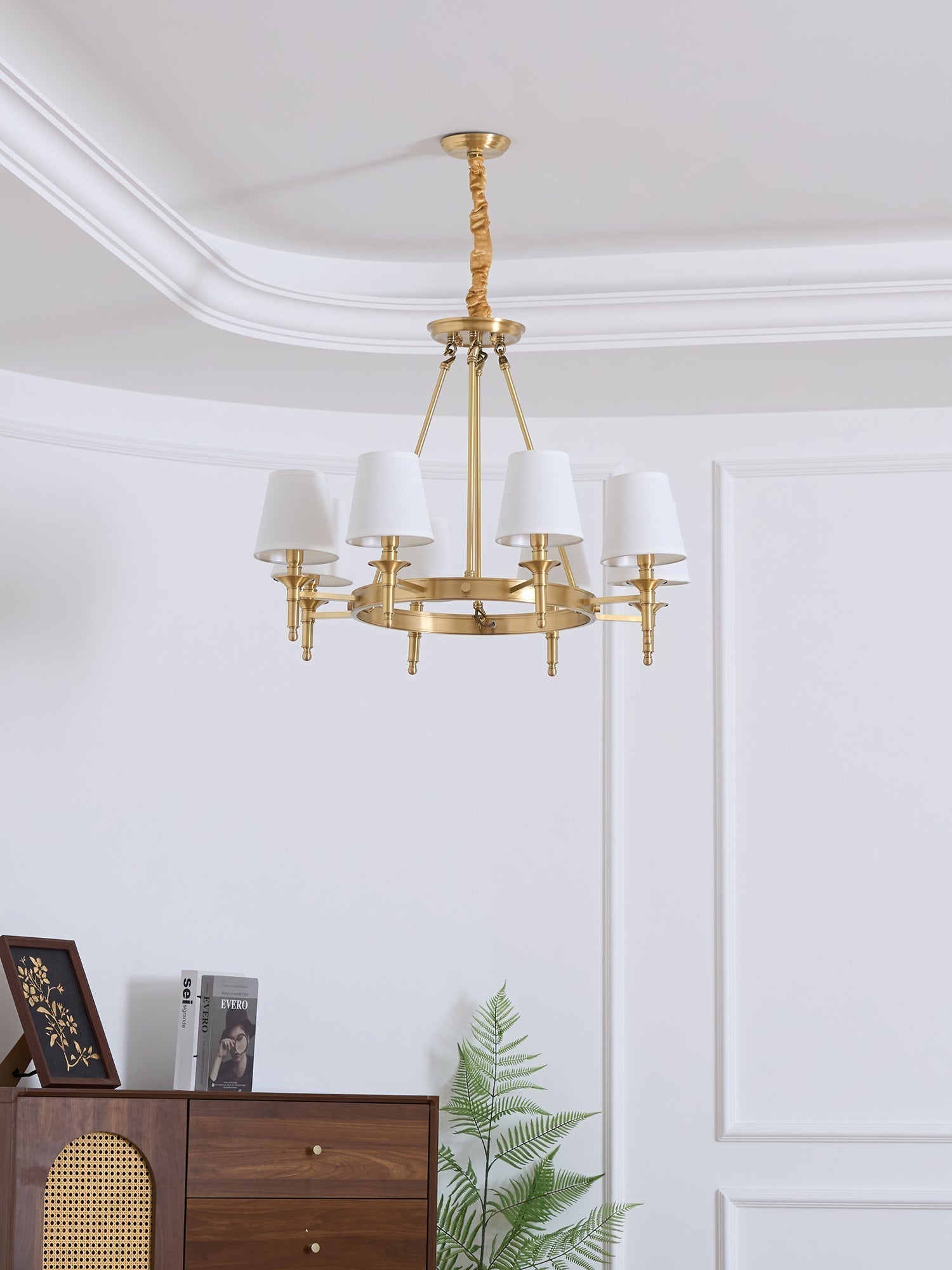 Lustra Chandelier Laiton Lin Moderne - Neutralighting