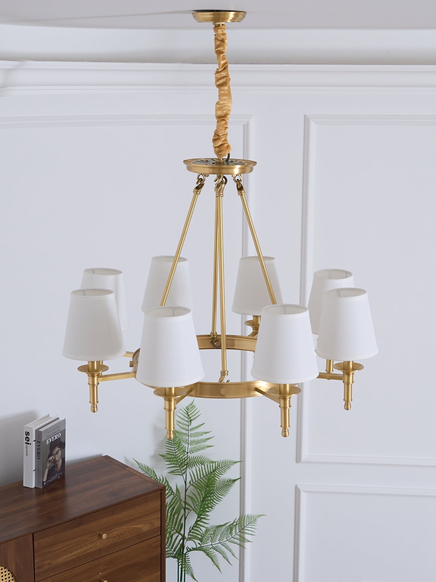 Lustra Chandelier Laiton Lin Moderne - Neutralighting