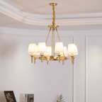 Lustra Chandelier Laiton Lin Moderne - Neutralighting