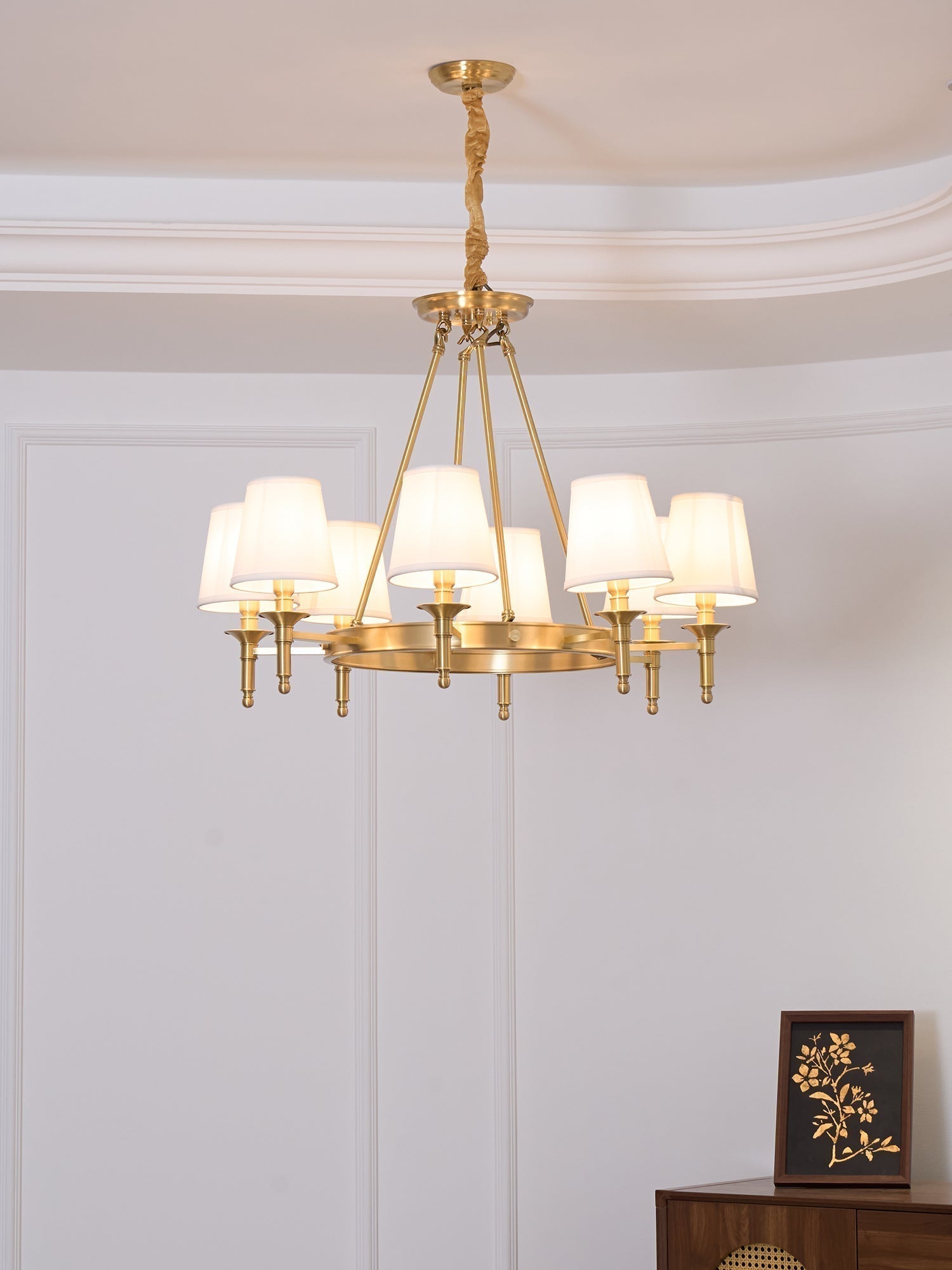 Lustra Chandelier Laiton Lin Moderne - Neutralighting