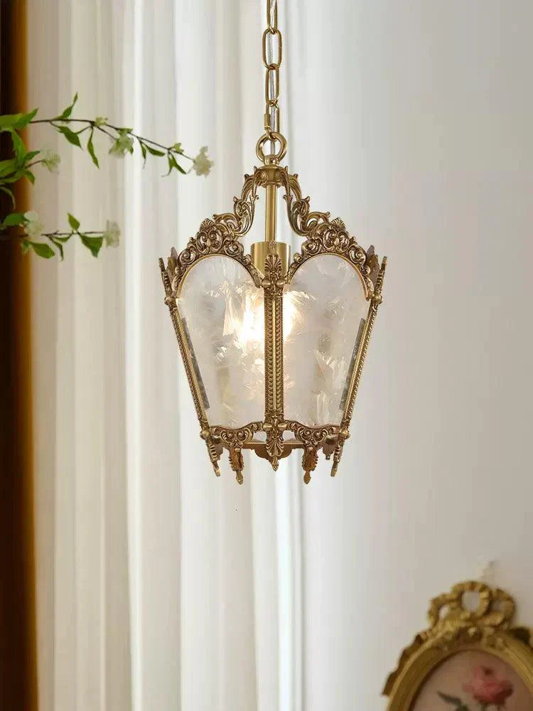 Lustra Lampe Pendante Laiton Empire Antique Élégante - Neutralighting