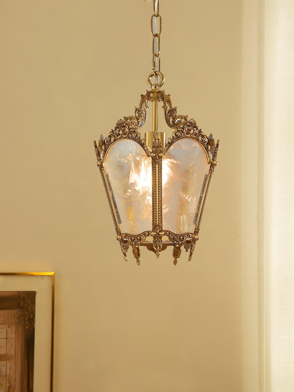 Lustra Lampe Pendante Laiton Empire Antique Élégante - Neutralighting