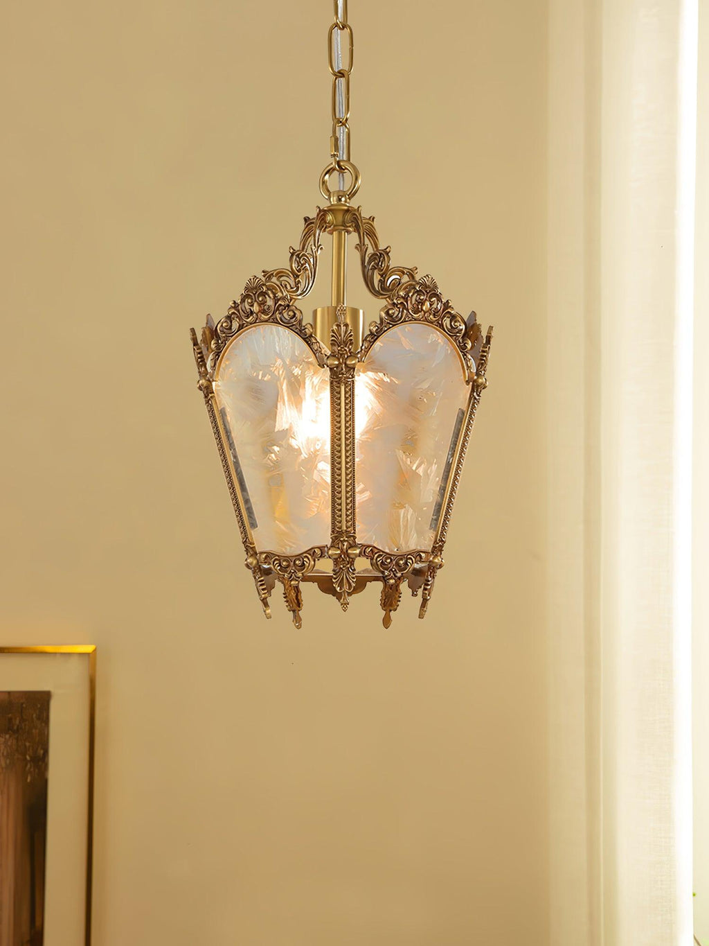 Lustra Lampe Pendante Laiton Empire Antique Élégante - Neutralighting