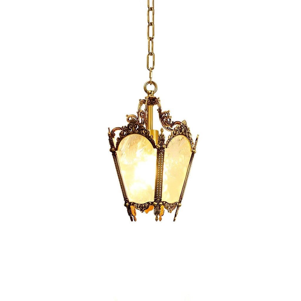 Lustra Lampe Pendante Laiton Empire Antique Élégante - Neutralighting