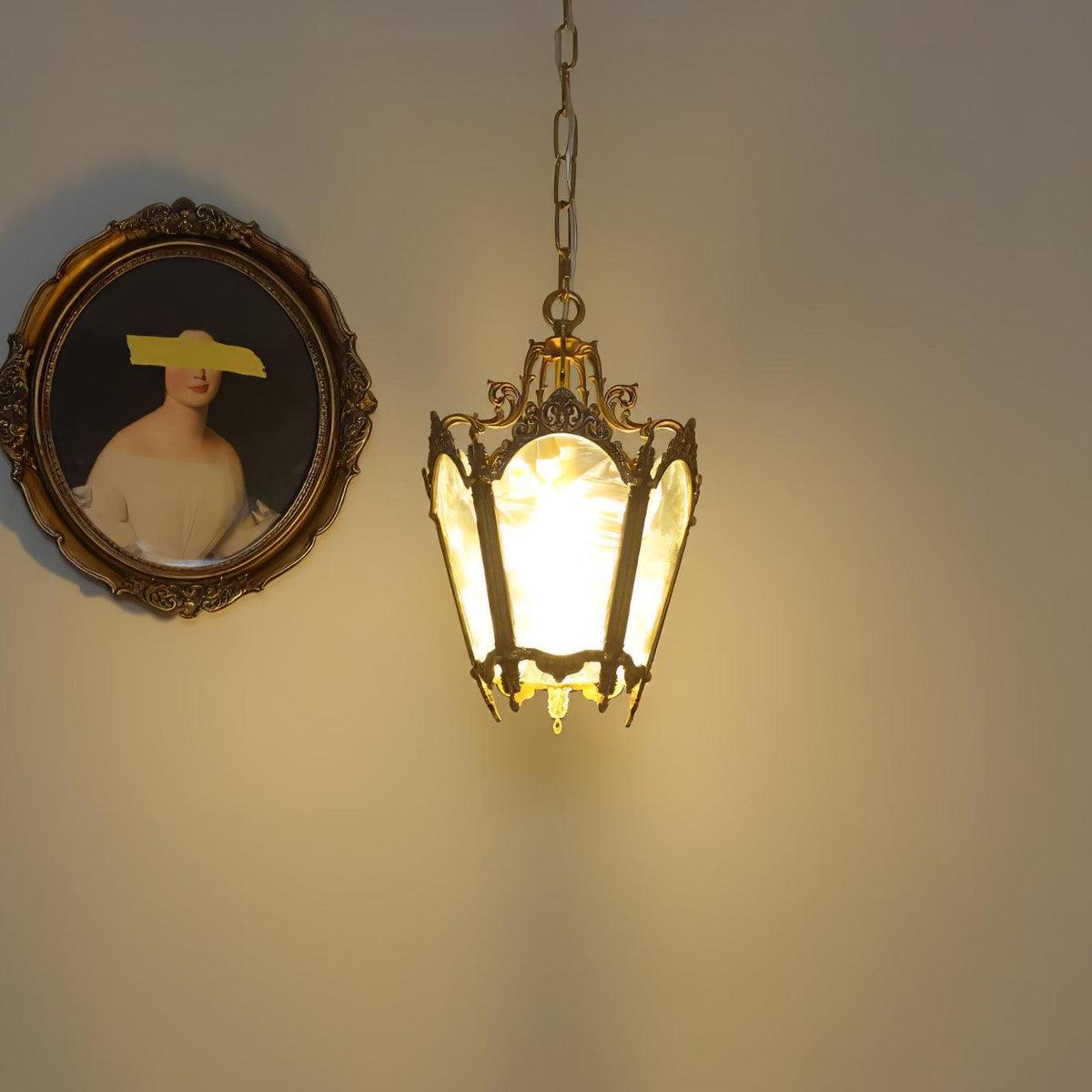 Lustra Lampe Pendante Laiton Empire Antique Élégante - Neutralighting