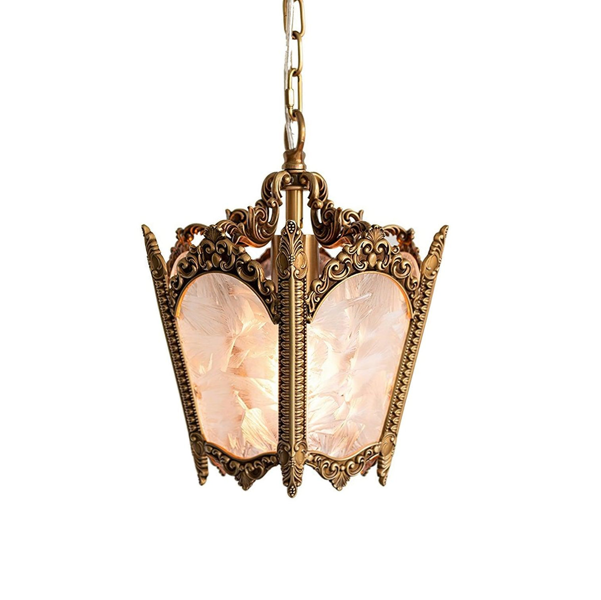 Lustra Lampe Pendante Laiton Empire Antique Élégante - Neutralighting