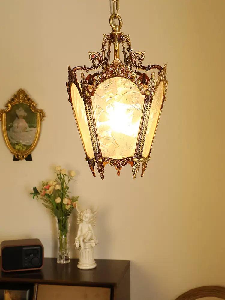 Lustra Lampe Pendante Laiton Empire Antique Élégante - Neutralighting