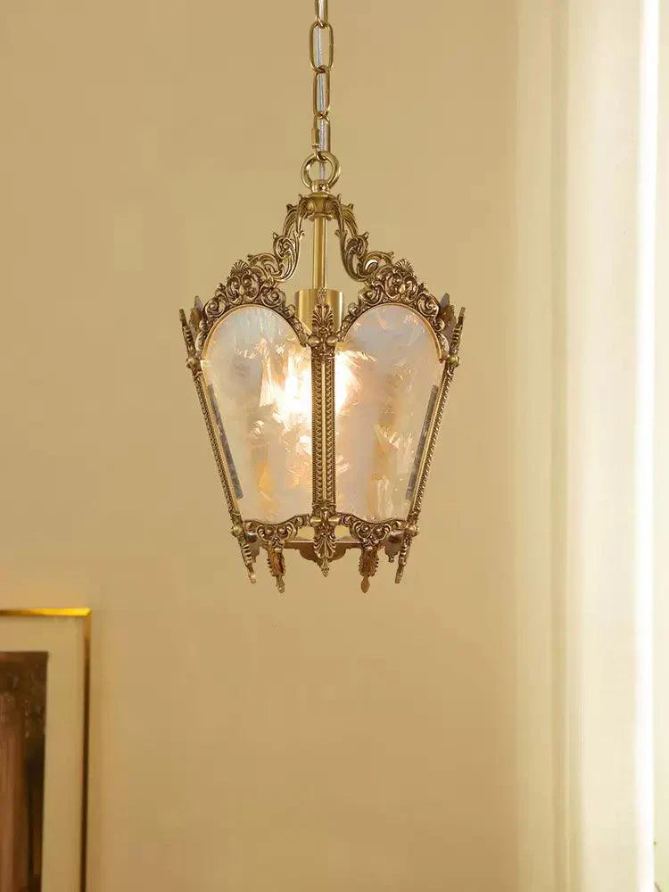Lustra Lampe Pendante Laiton Empire Antique Élégante - Neutralighting