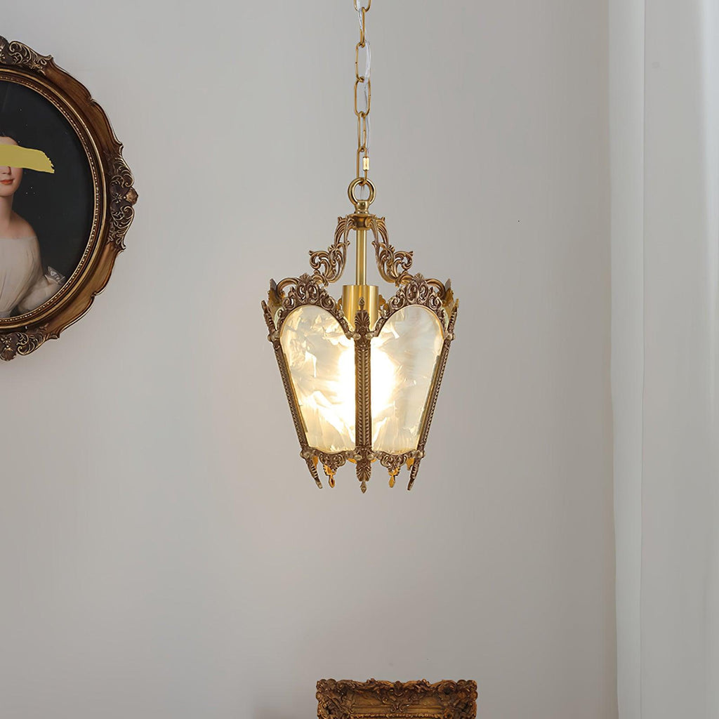 Lustra Lampe Pendante Laiton Empire Antique Élégante - Neutralighting
