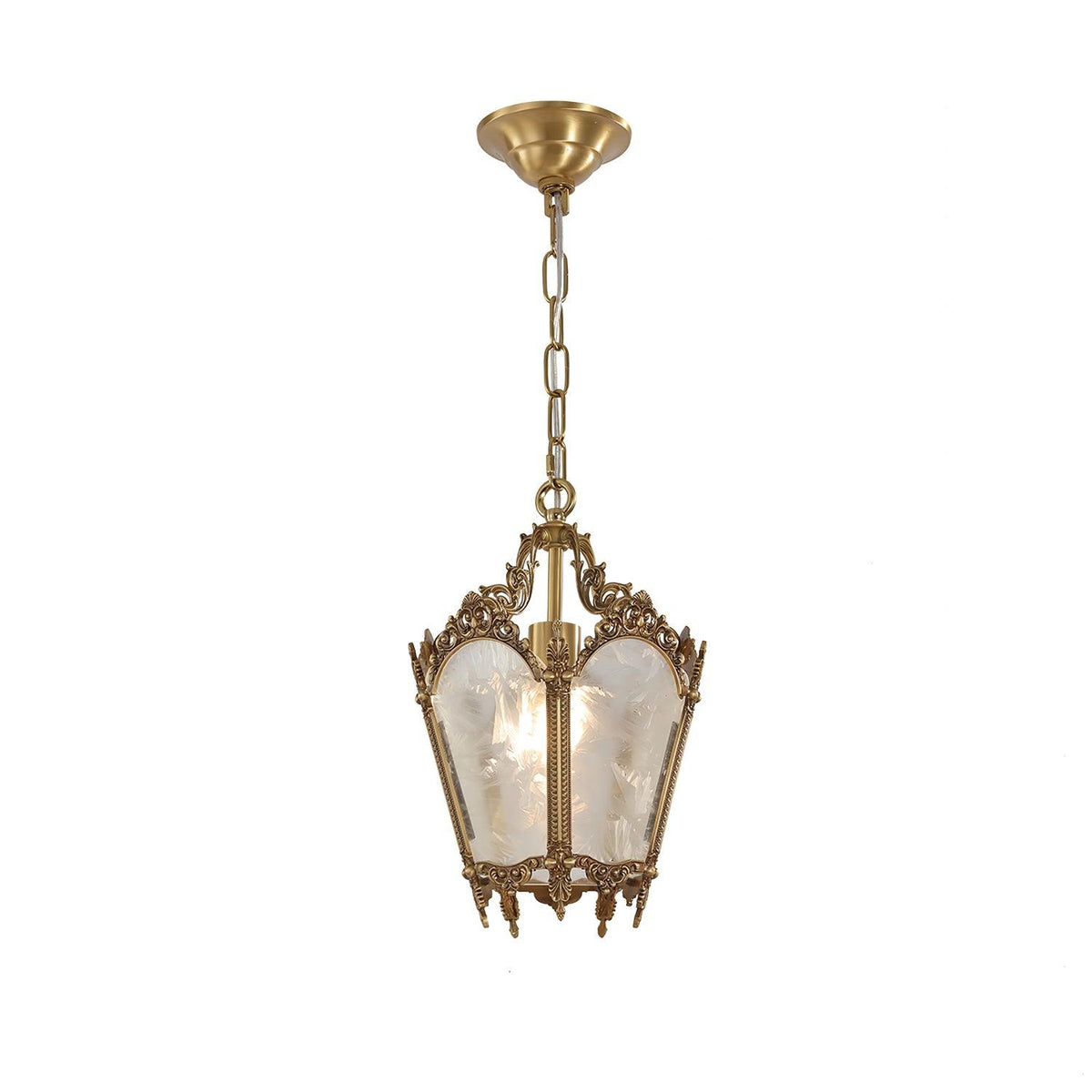 Lustra Lampe Pendante Laiton Empire Antique Élégante - Neutralighting