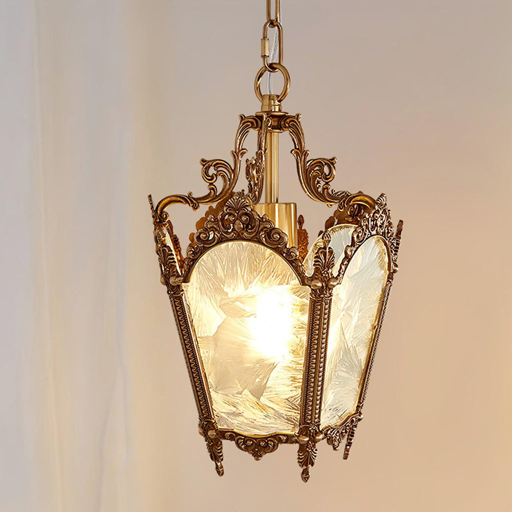 Lustra Lampe Pendante Laiton Empire Antique Élégante - Neutralighting