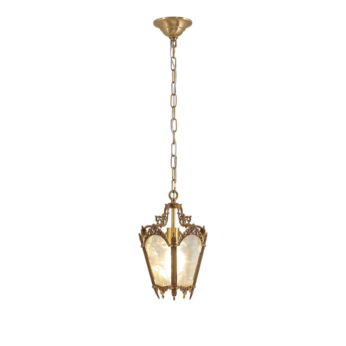 Lustra Lampe Pendante Laiton Empire Antique Élégante - Neutralighting
