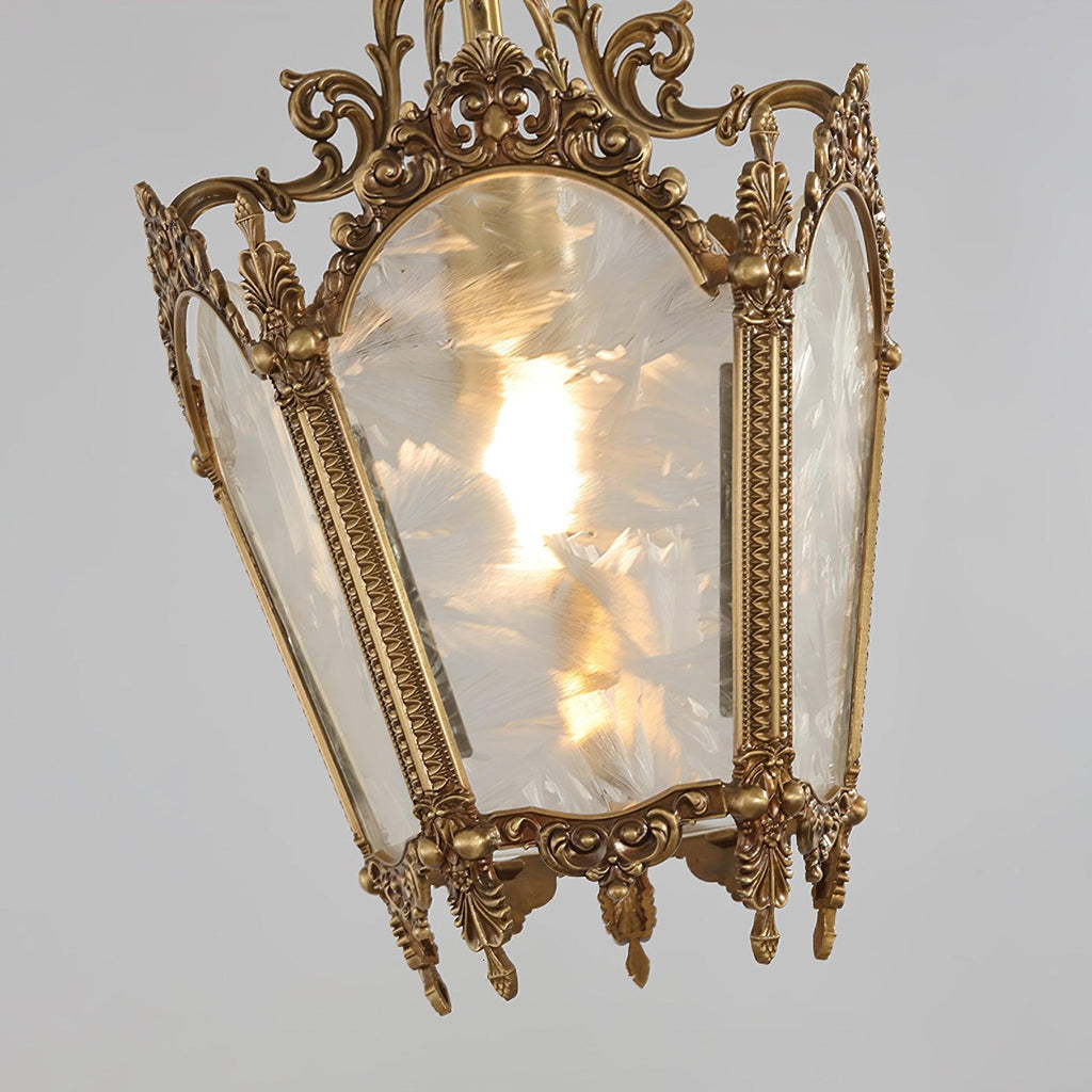 Lustra Lampe Pendante Laiton Empire Antique Élégante - Neutralighting