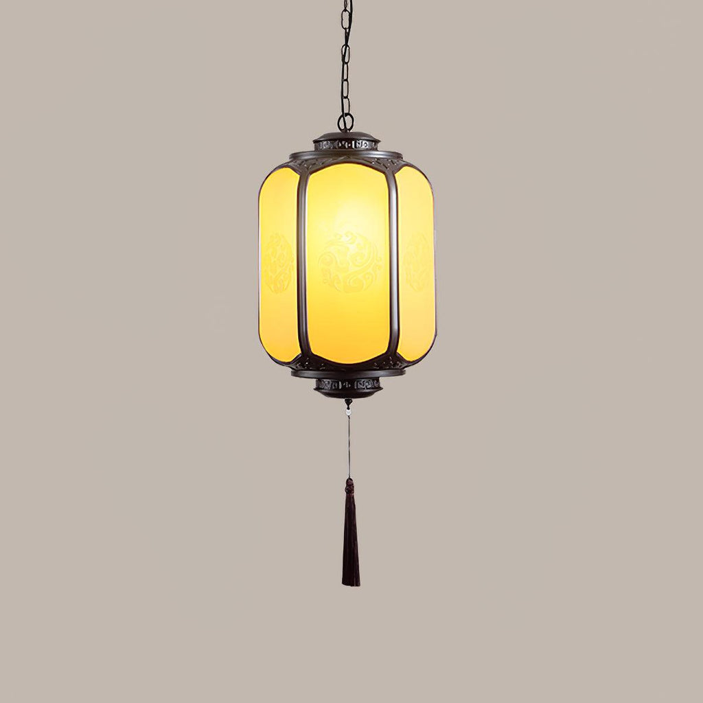 Solara Lampe suspendue antique lanterne d'extérieur rustique - Neutralighting