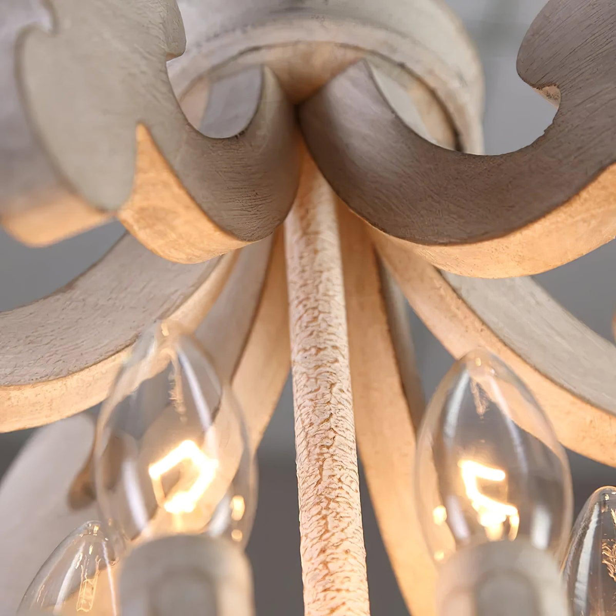 Lustra Chandelier en Bois Vintage - Neutralighting