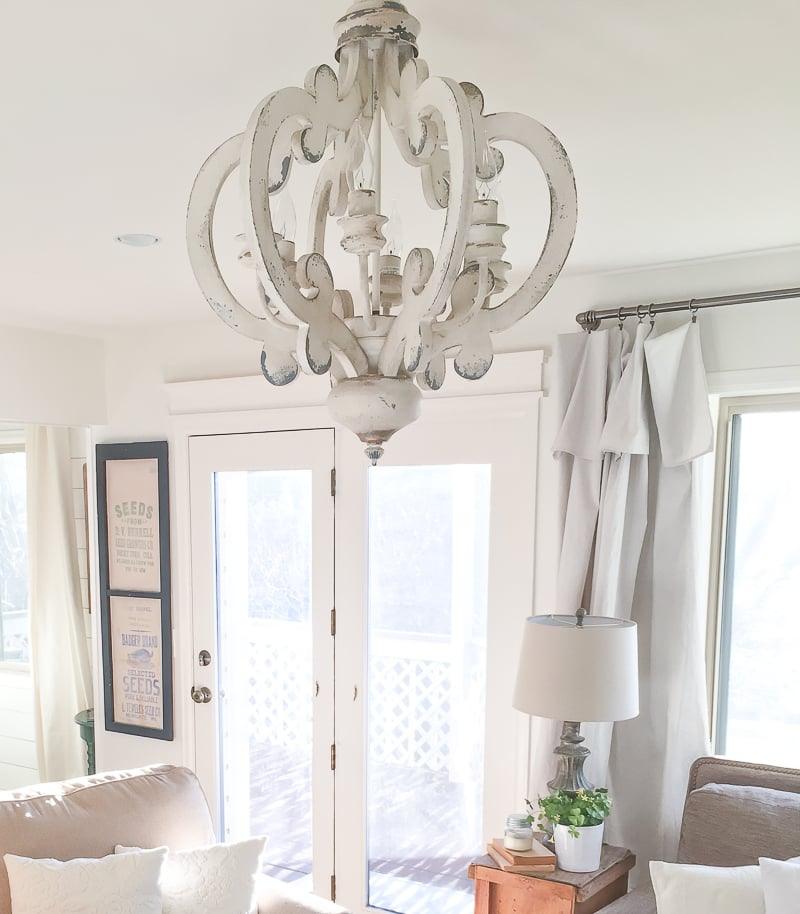 Lustra Chandelier en Bois Vintage - Neutralighting