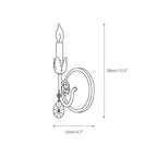 Mjolkuvyn Applique Murale En Cristal Et Métal à Créativité Individuelle - Neutralighting