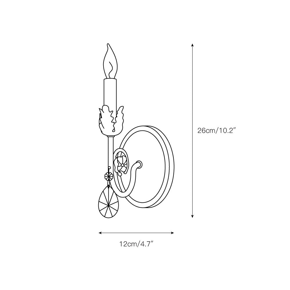 Mjolkuvyn Applique Murale En Cristal Et Métal à Créativité Individuelle - Neutralighting