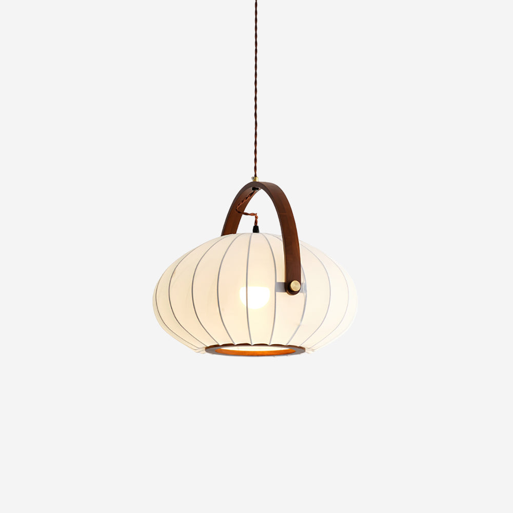 Antonio Suspension Plissé Tissu Lanterne Organique - Neutralighting