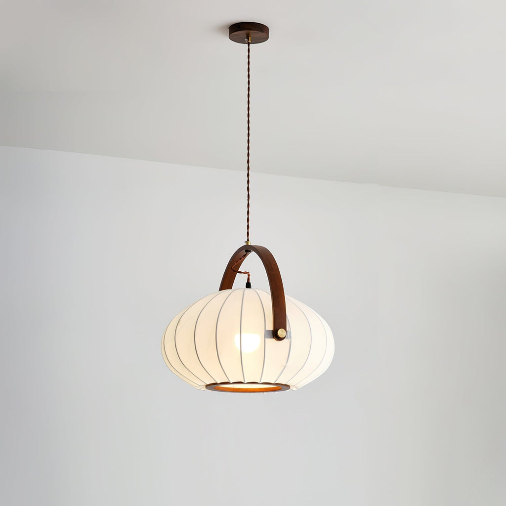 Antonio Suspension Plissé Tissu Lanterne Organique - Neutralighting