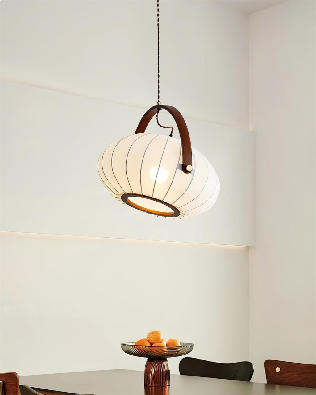 Antonio Suspension Plissé Tissu Lanterne Organique - Neutralighting