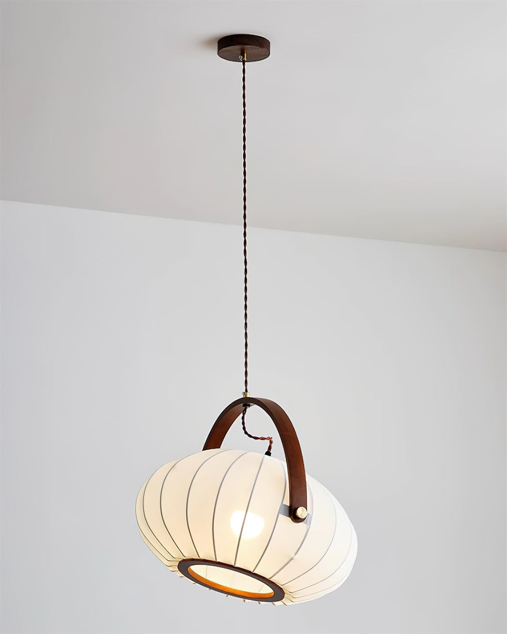 Antonio Suspension Plissé Tissu Lanterne Organique - Neutralighting