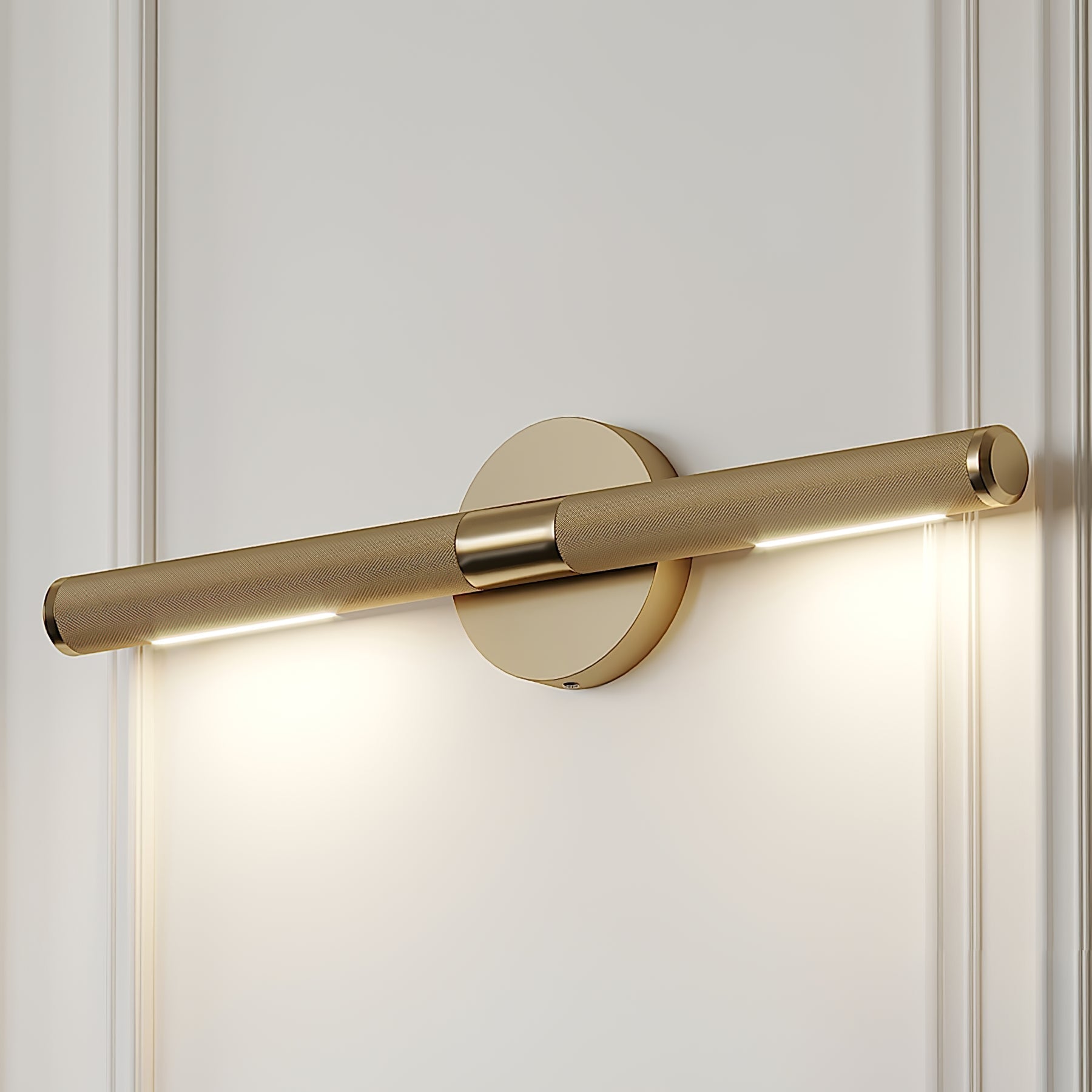 Solvain Applique murale LED moderne en laiton - Neutralighting