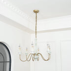 Ljomuvyi Lustre Traditionnel En Métal Et Bois De Style Ferme - Neutralighting