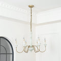 Ljomuvyi Lustre Traditionnel En Métal Et Bois De Style Ferme - Neutralighting
