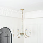Ljomuvyi Lustre Traditionnel En Métal Et Bois De Style Ferme - Neutralighting