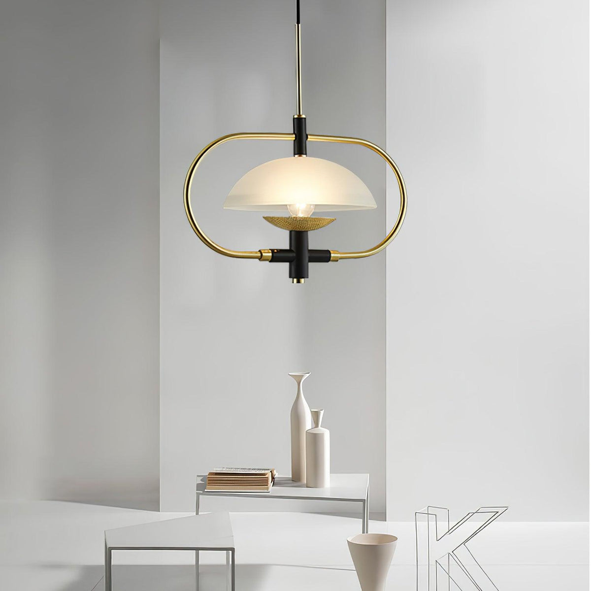 Cuvenara Suspension en Verre Classique Art Nordique - Neutralighting