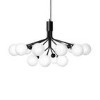 Lustra Suspension en Verre Globe Cluster Laiton - Neutralighting
